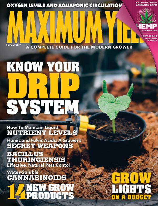 Maximum Yield Australia/New Zealand September/October 2019