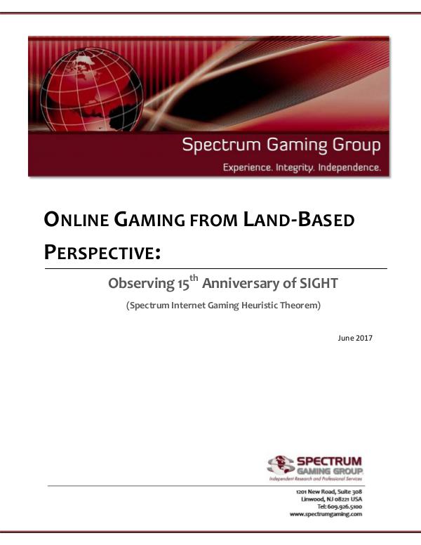 Spectrum SIGHT White Paper Spectrum SIGHT White Paper June 2017 final