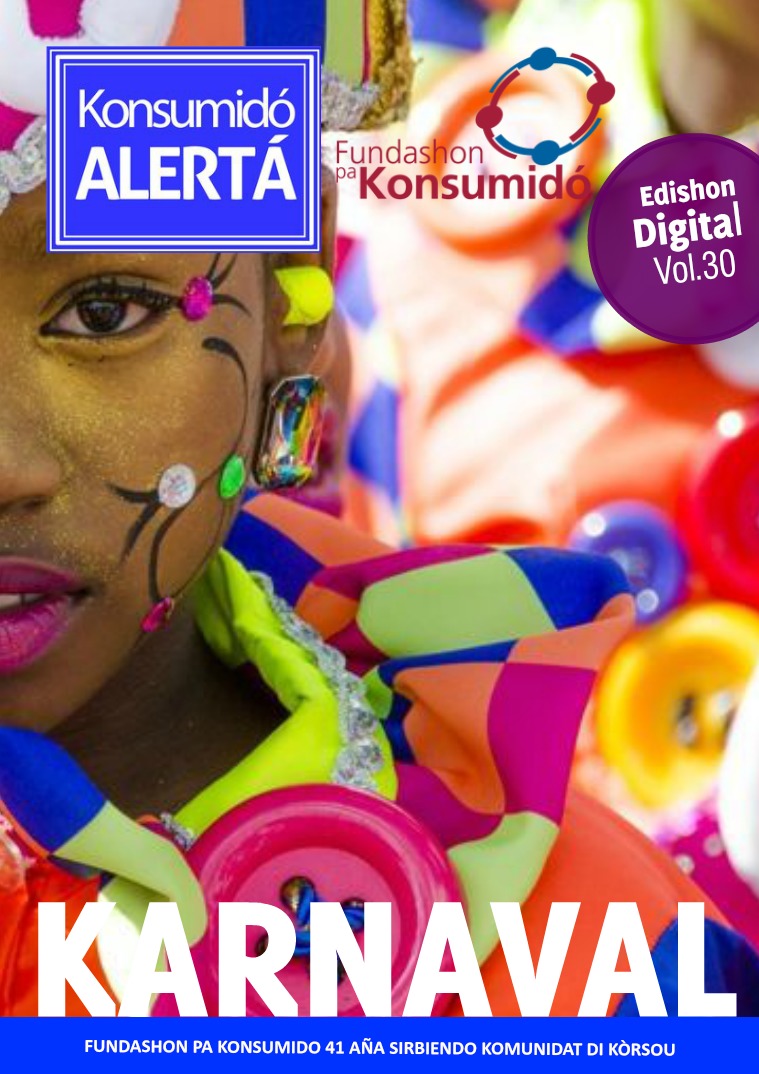 Konsumidó Alertá Volumen 30, Yanüari 2017