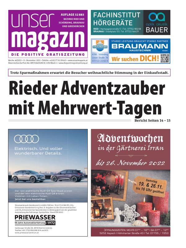 Die positive Gratiszeitung KW 46 22