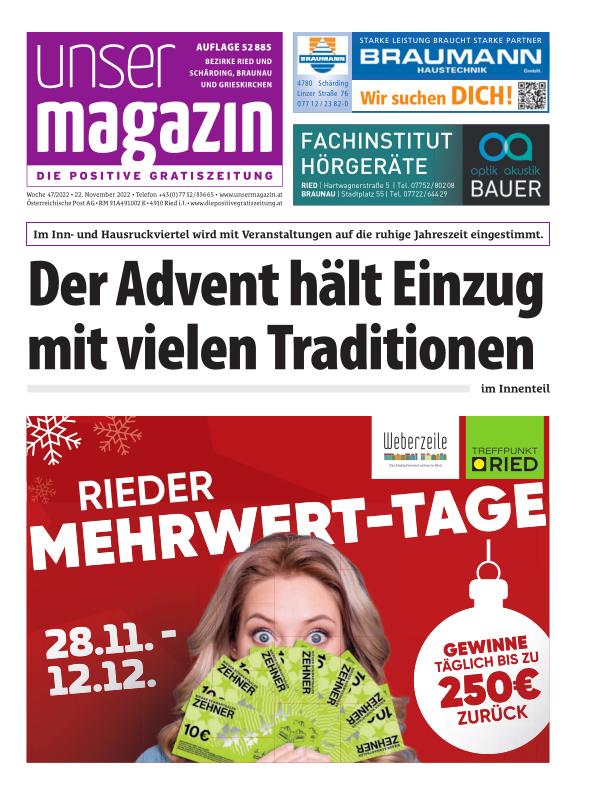 Die positive Gratiszeitung KW 47 22