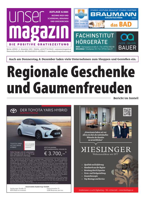 Die positive Gratiszeitung KW 49 22