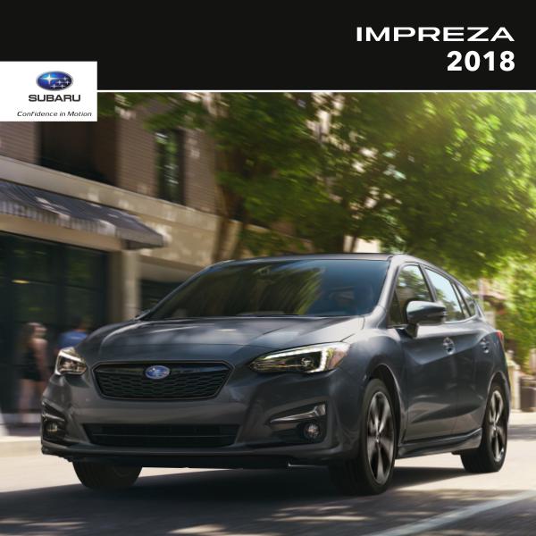 2018 Impreza Brochure