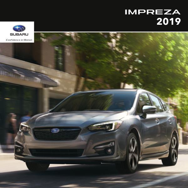 2019 Impreza Brochure