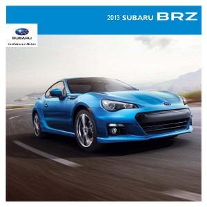 2013 BRZ Brochure