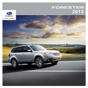 2013 Forester Brochure