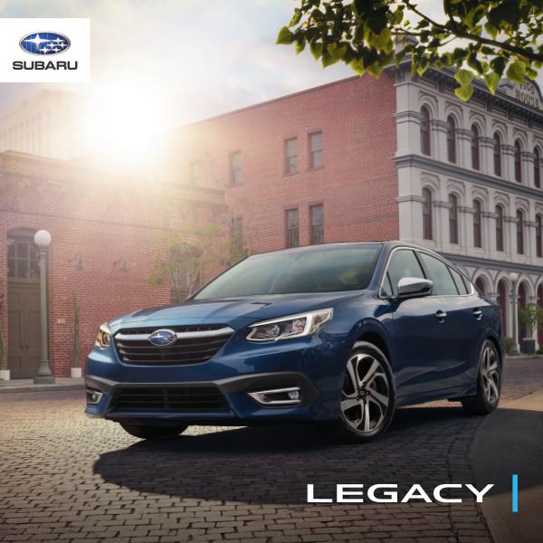 Brochures Subaru Legacy Brochure Legacy 2020