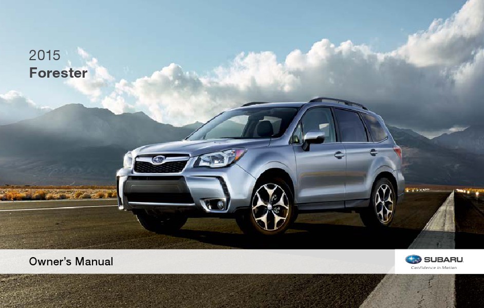 2015 Forester Owner's Manual