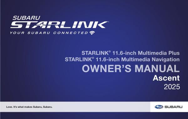 2025 Ascent Multimedia System Manual