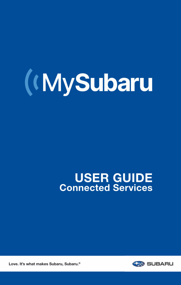 Owner's Manuals - Subaru Canada