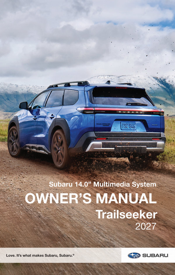 Owner's Manuals - Subaru Canada