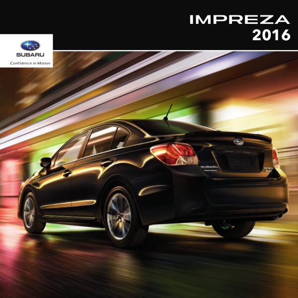 2016 Impreza Brochure