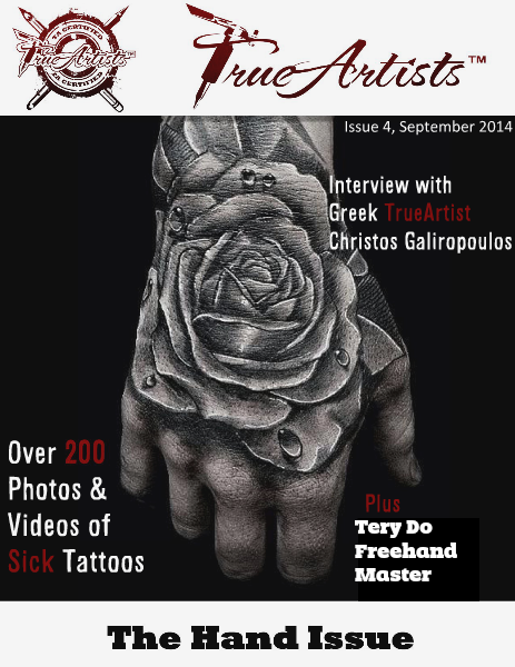 TrueArtists Tattoo Magazine Issue 4 September 2014