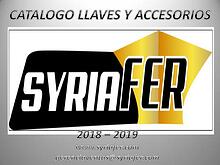 CATALOGO LLAVES Y ACCESORIOS SYRIAFER