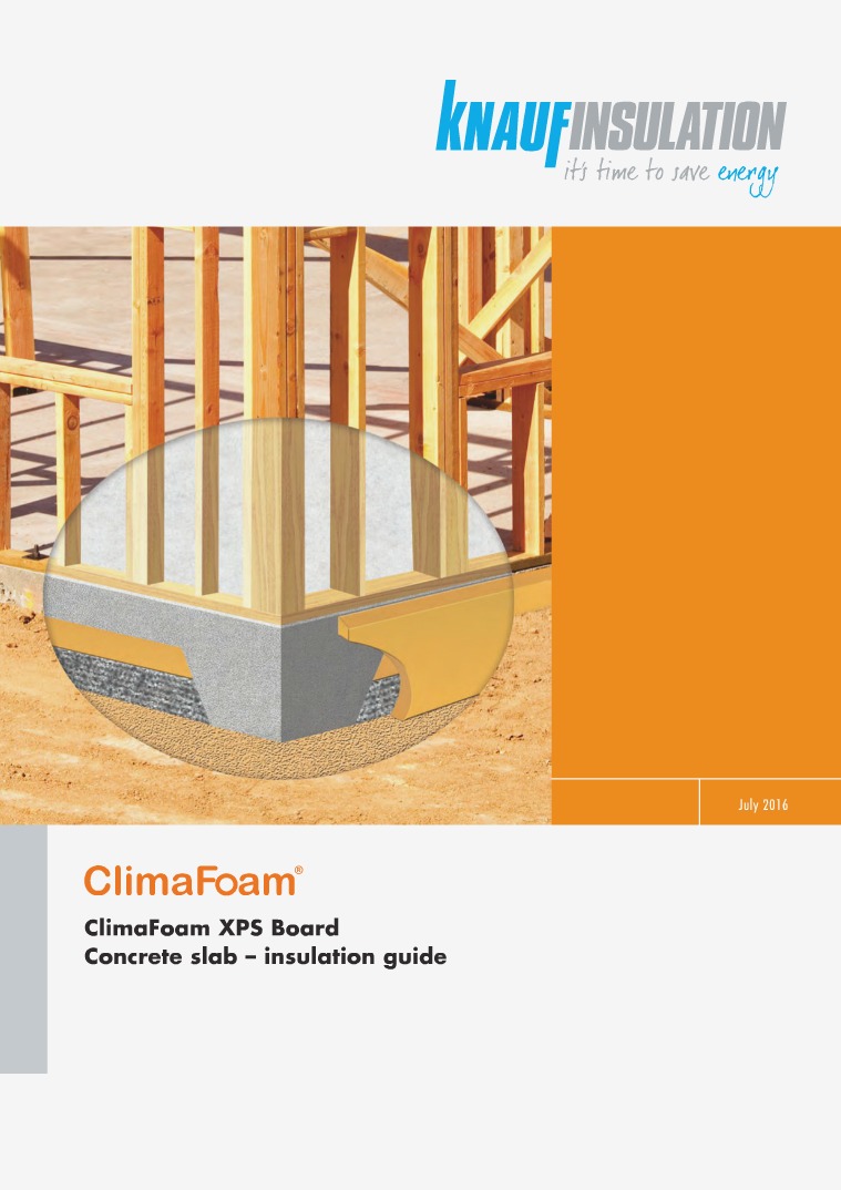 ClimaFoam XPS Board - Wall Insulation ClimaFoam XPS Board - Wall Insulation