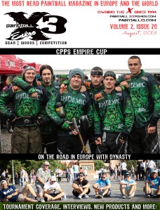 PaintballX3 Magazine August, 2013 Euro