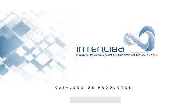 Catalogo de Productos INTENCIBA Catalogo de Productos