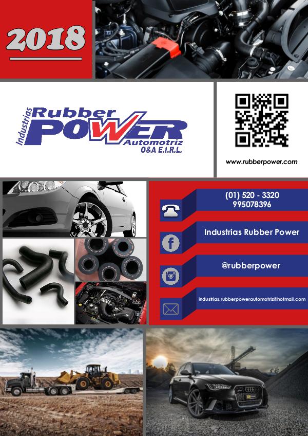 Mi primera revista Catálogo Rubber Power 2018