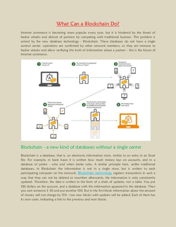 Blockchain Technology Blockchain Technology