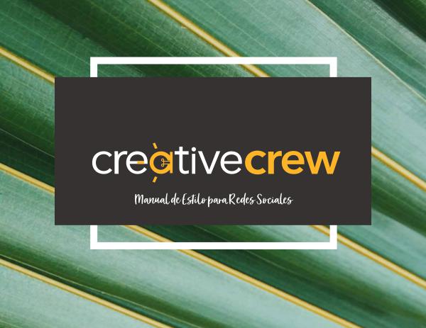 Manual de Estilo Creative Crew NEW MANUAL ESTILODigital