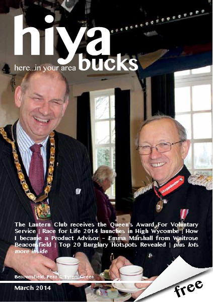 hiya bucks Amersham, Beaconsfield, Chesham, Gerrards Cross, Missenden March 2014