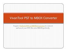 PST to MBOX Converter Software