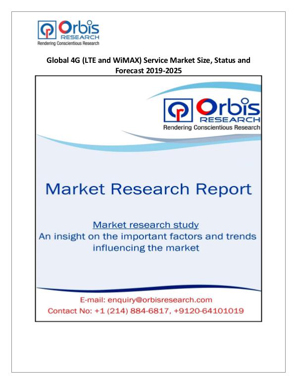 Global 4G (LTE and WiMAX) Service Market Size, Sta