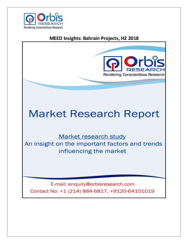 MEED Insights Bahrain Projects, H2 2018