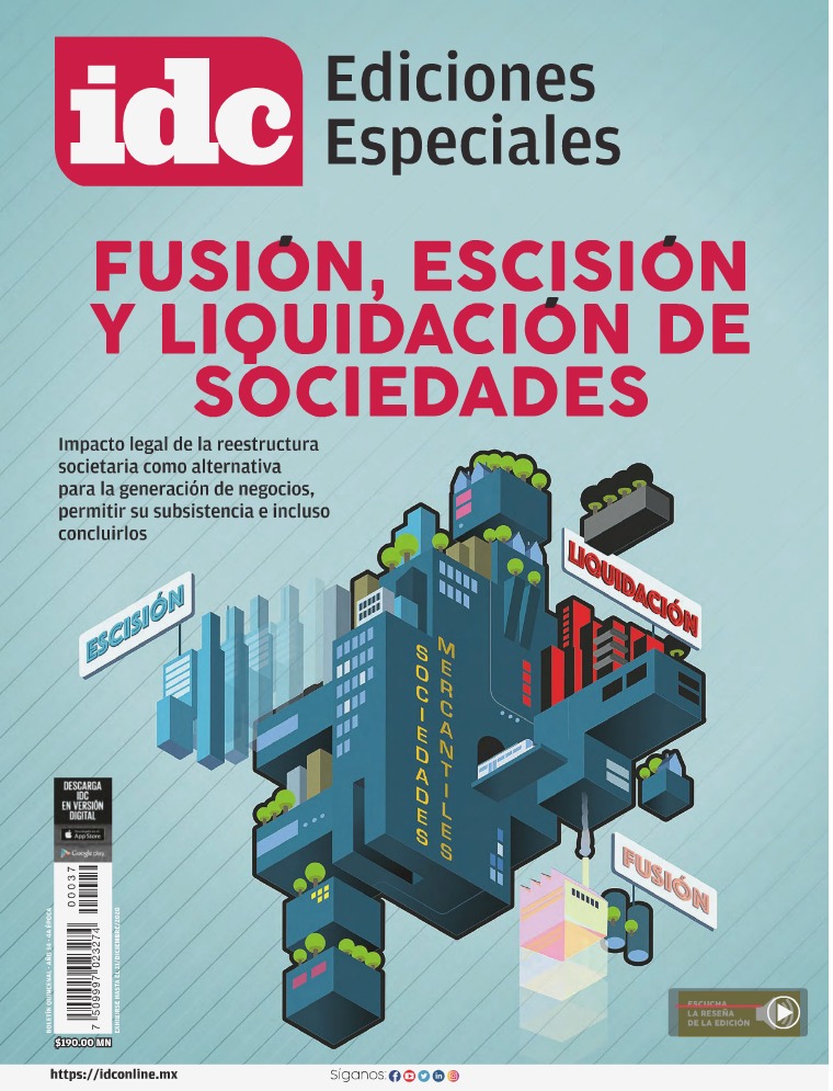 FUSIÓN, ESCISION Y LIQUIDACIÓN DE SOCIEDADES Sep20