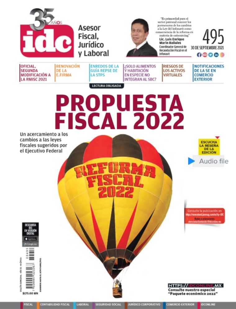 IDC 495 30 - Septiembre - 2021