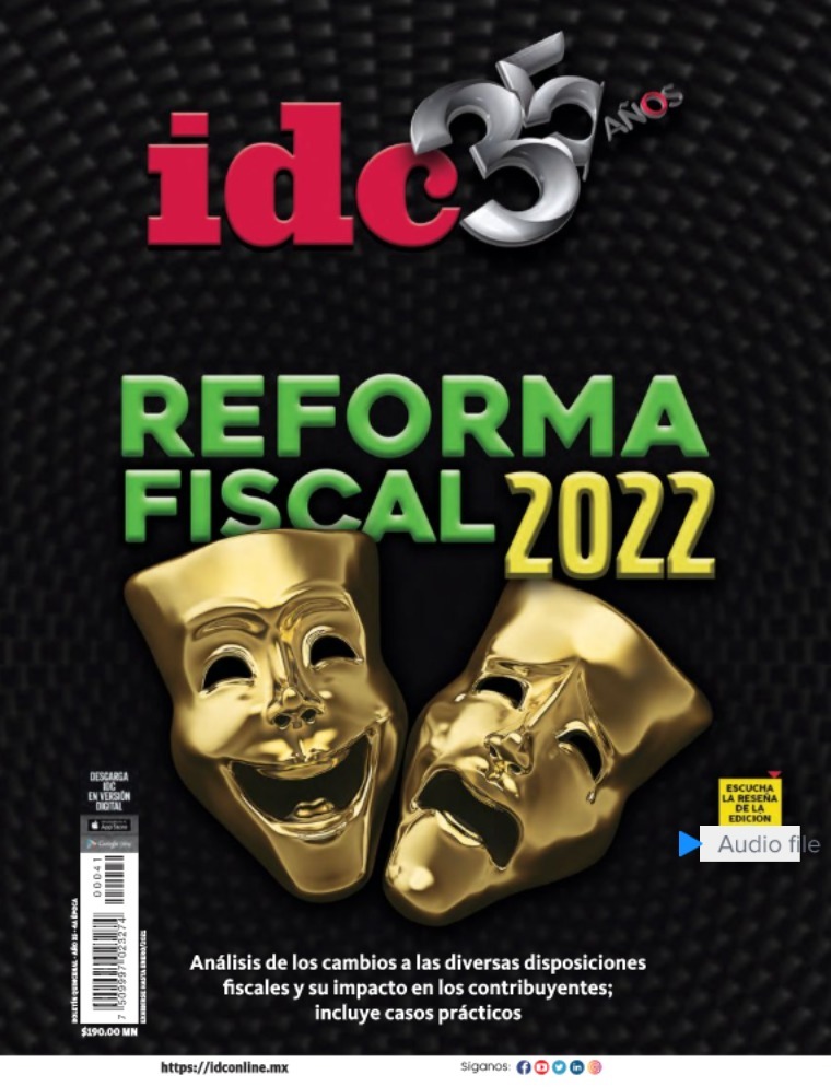 REFORMA FISCAL 2022  NOVIEMBRE 2021