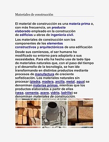 MATERIALES DE CONSTRUCCION