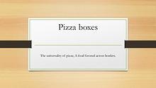 Custom Pizza Boxes