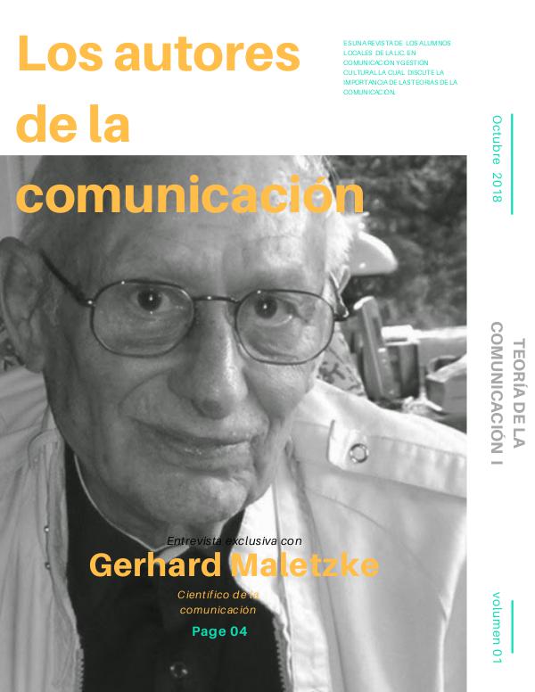 Los Autores de la Comunicación Los Autores de la Comunicacion