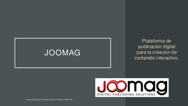 PRESENTACIÓN JOOMAG 