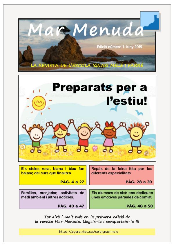 Mar Menuda, la revista de l'escola Mar Menuda, núm 1