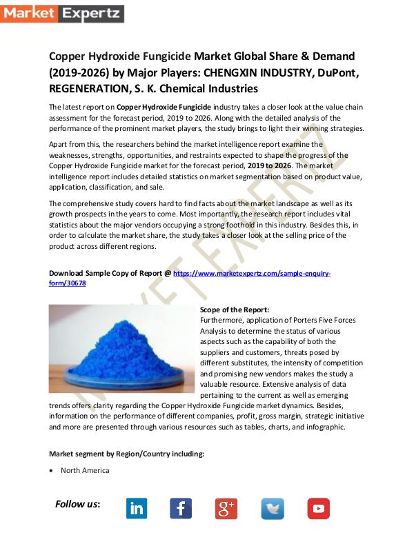 Copper Hydroxide Fungicide Market