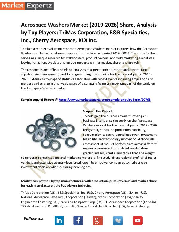 Aerospace Washers Market