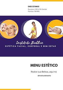 Menu Instituto BioChic