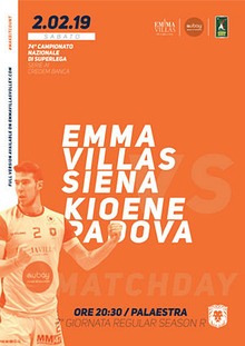 Match Program Emma Villas Siena 2018/2019