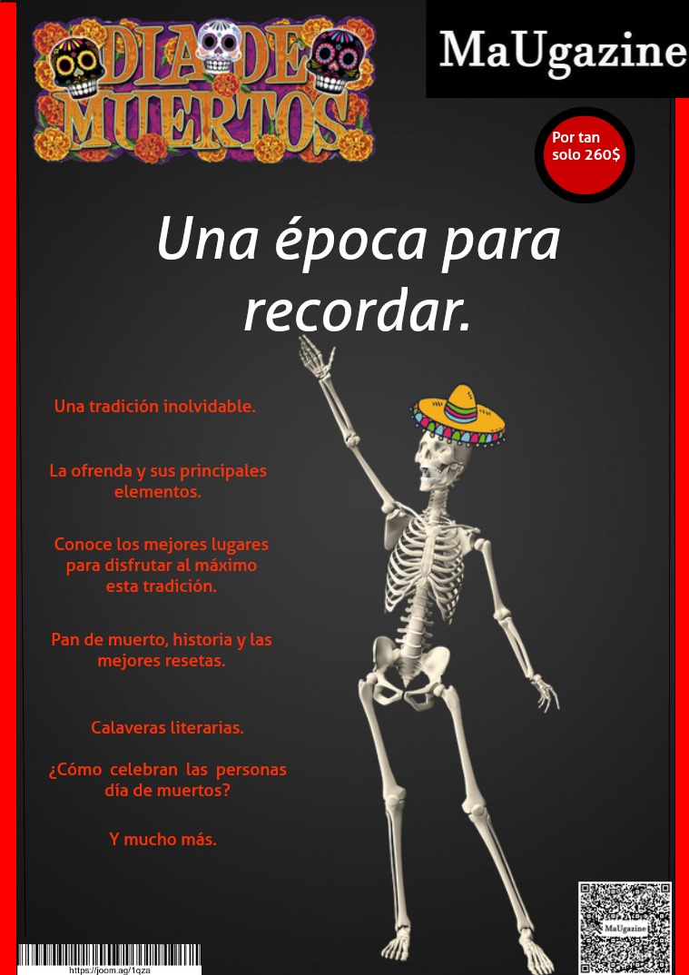 Día de Muertos época para recordar. Época para recordar.