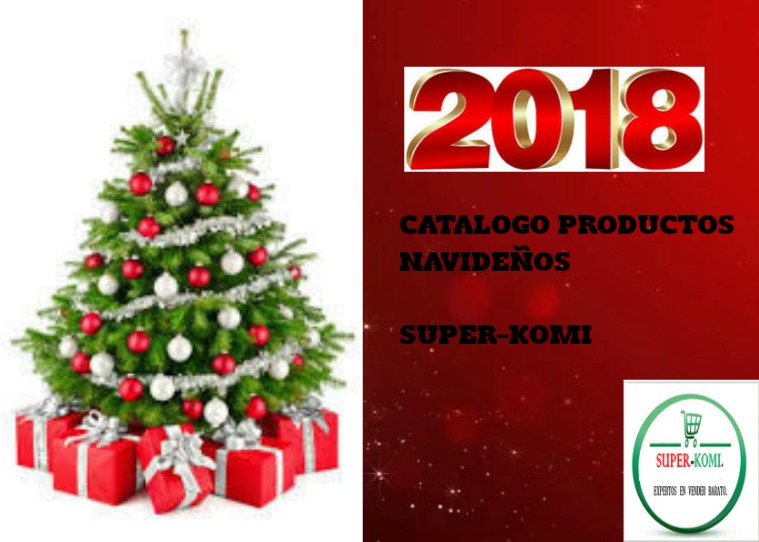 Mi primera revista Catalogo productos navideños super-komi 2018