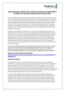 Urology Surgical Instrument Market: Industry Analysis and Forecast