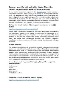 Coronary stent market Insights by Grpwth, Trends, Analysis & Forecast