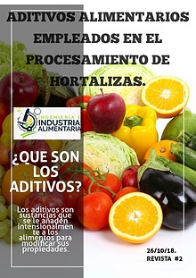 ADITIVOS EMPLEADOS EN EL PROCESAMIENTO DE HORTALIZAS