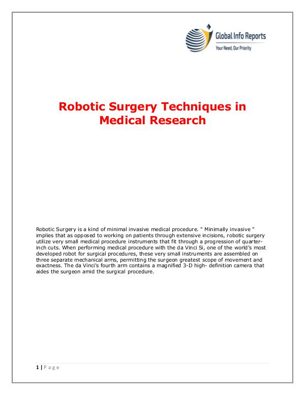 Robotic Surgery