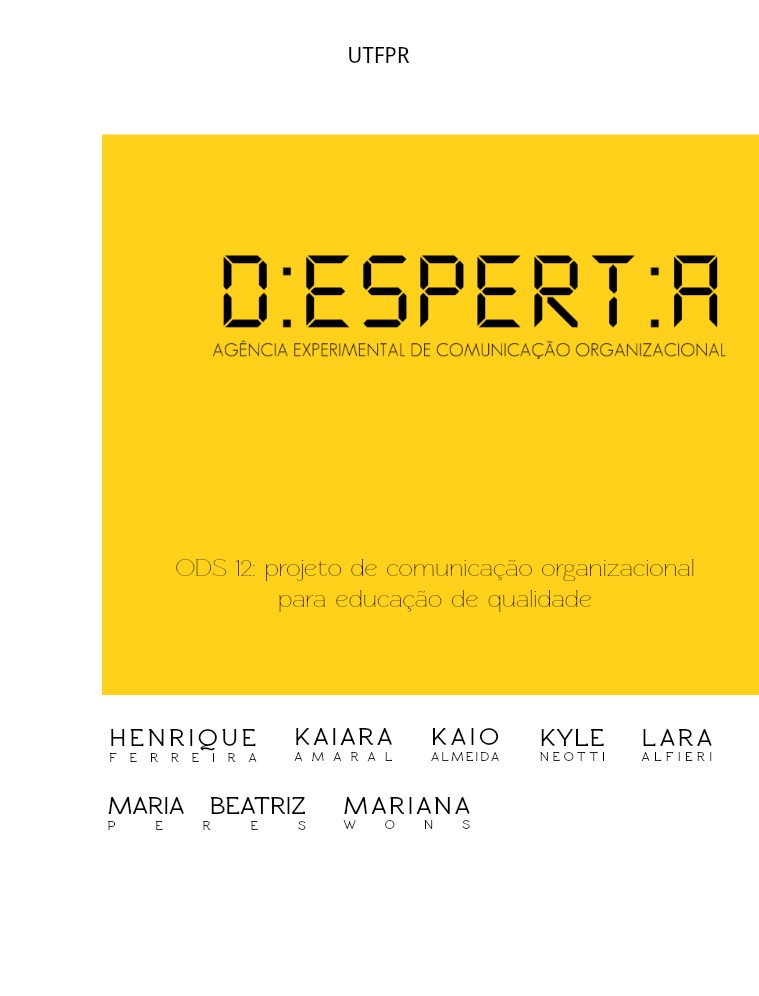 Minha primeira Revista Desperta comunicação organizacional