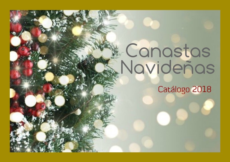 Canastas Navideñas 2018 arece que su publicación no está lista todaví