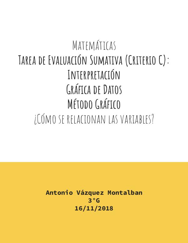 MetGrafAntonioVázquez3ºG Tarea de Evaluación Sumativa (Criterio C): Interpr