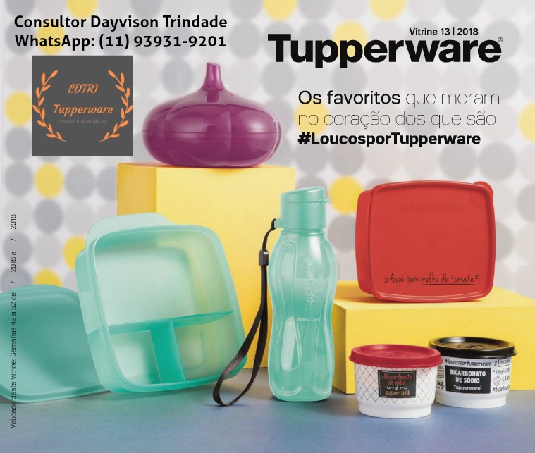 Catálogo Tupperware Vitrine 13.2018 Vitrine Tupperware 13.2018